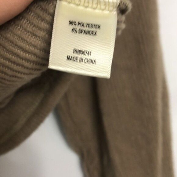 ASOS Truself Corduroy Rib Knit Crop Top 1/4 Button Like New M 22C - Picture 5 of 6